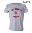 Part 3 Hogwarts Alumni Heather Grey Men T Shirt size to 2XL tee